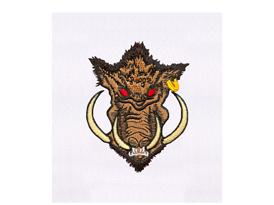 BOAR EMBROIDERY DESIGN boar machine embroidery design