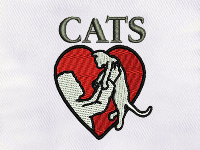 CATS EMBROIDERY DESIGN