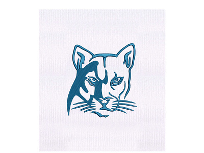 PUMA CAT EMBROIDERY DESIGN