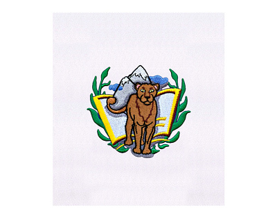 MOUNTAIN LION EMBROIDERY DESIGN