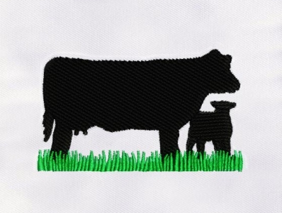 COW CATTLE EMBROIDERY DESIGN