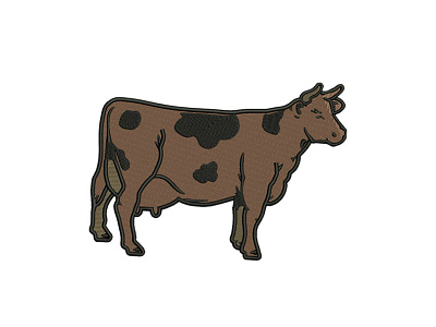 COW EMBROIDERY DESIGN