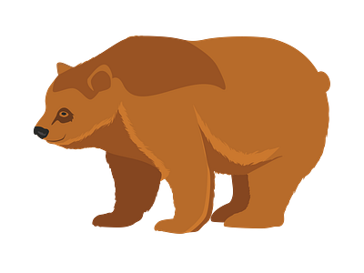 Grizzly Bear Vector 3d alphabet vector animal vector beer vector graphic design illustrator file