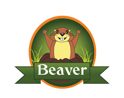 Friendly Beaver Vector 3d beaver vector friendly beaver vector graphic design illustrator file vector art vector design woodland animal vector