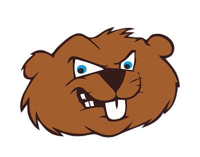 Beaver Face Vector 3d game illustration graphic design illustrator png