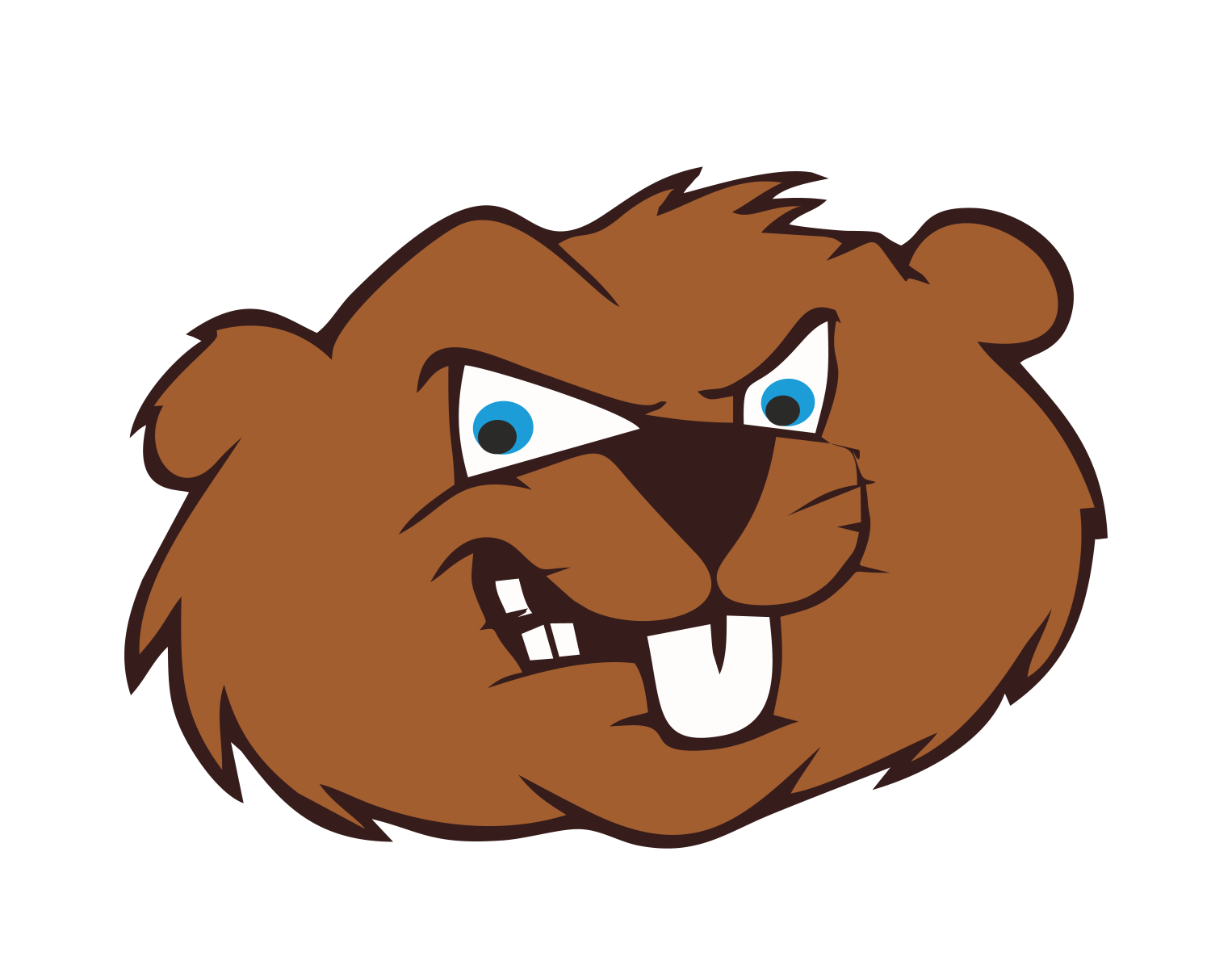 Beaver Face Vector by DigitEMB on Dribbble