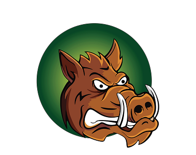 Bewildered Boar Vector 3d graphic design illustrator png