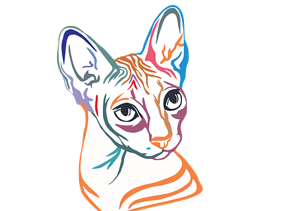 Cute Cat Vector File