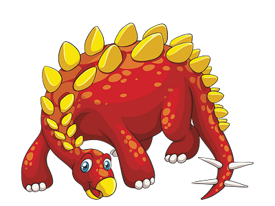 Cartoonish Dinosaur Vector