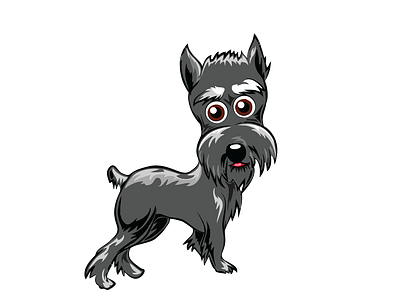 Miniature Schnauzer Dog Vector