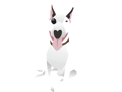 Bull Terrier Dog Vector