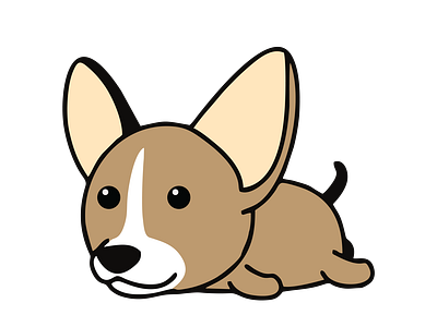 Beady Eyed Chihuahua Dog Vector