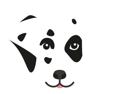 Dalmatian Dog Face Vector animal vector design eps format graphic design illustration illustrator file illustrator png vector art