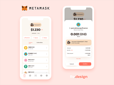 Metamask Re.design Concept