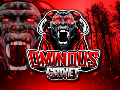 OMINOUS GRIVET - eSports Gaming Logo