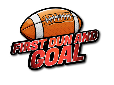 FIRST DUN AND GOAL - Sports Logo Design