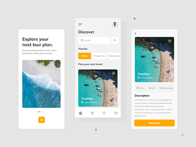 Travel App Design