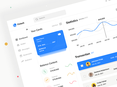 Financial Dashboard Design