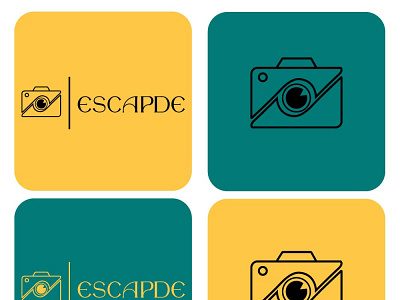Escapde branding design icon logo typography