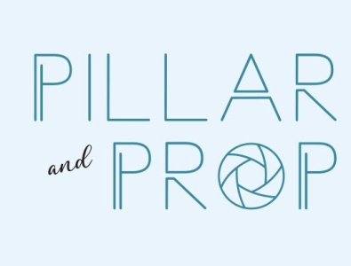 Pillar and Prop branding design icon logo typography