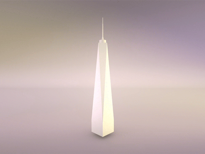 One World Trade Center II animation architecture c4d cinema4d world trade center