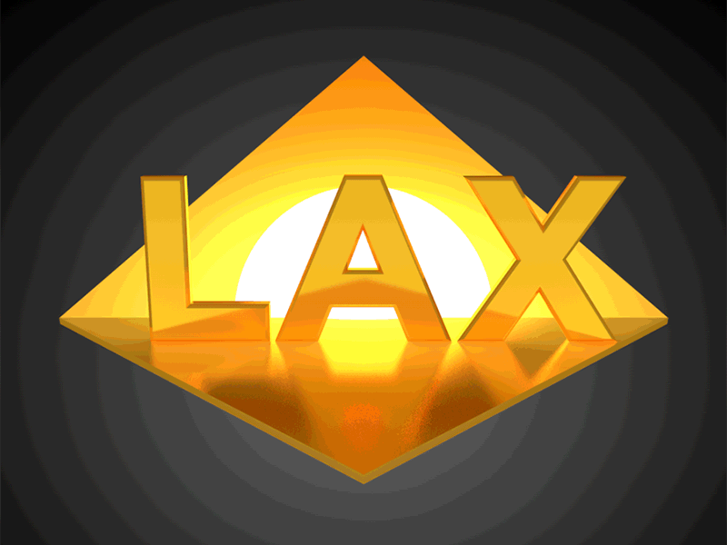 LAX II animation c4d california cinema4d lax type