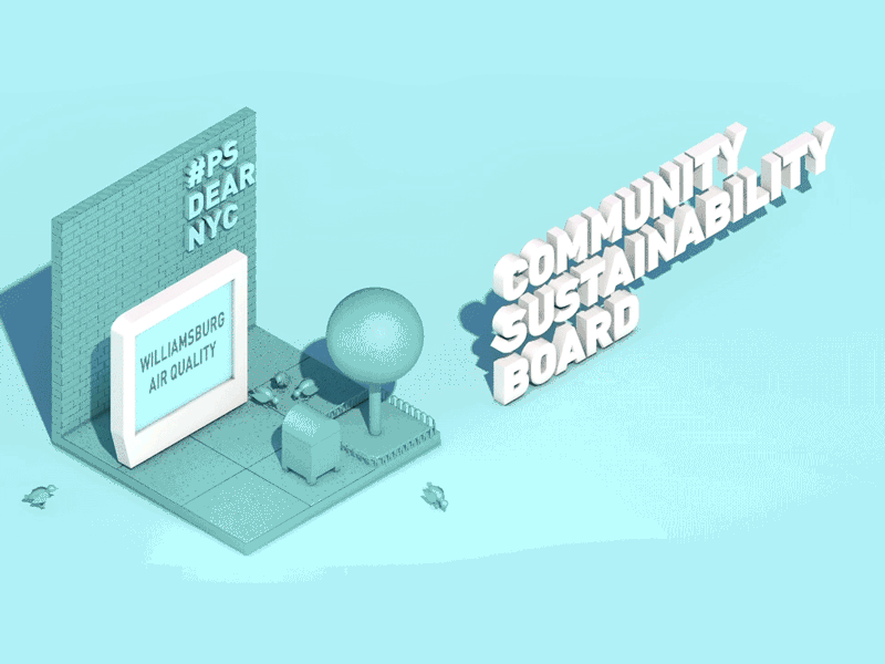 #PSDearNYC Community Sustainability Board c4d cinema4d cityplanning psdearnyc sustainability urbanplanning