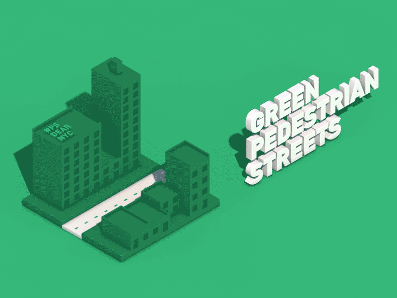 #PSDearNYC Green Pedestrian Streets