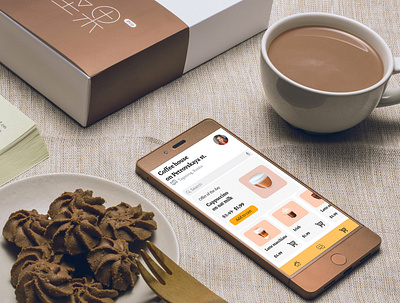 coffee design graphic design illustration interface