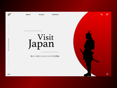 Visit Japan adobe photoshop adobe xd art direction graphic design japan product design ui ui design user interface design