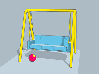 swing illustration vector