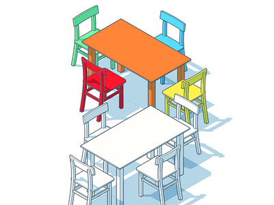 table & chairs