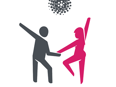 stickmen dance illustration