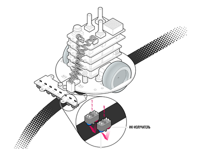 IR-sensors scheme