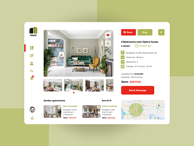 Web, Desktop app for Renting service. Real estate direction. apartment branding desktop app digital figma design interfaces mobile app mobile design mockup photoshop product design real estate renting renting service room template ui user flow map ux web app