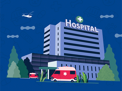 Pet Hospital 2d animation 3d animation aftereffects animation design flat illustration flatanimation illustration motion pet simulation
