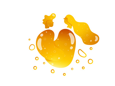 Drop by drop beer branding bubbles character concept design identity illustration illustrator inclusion logo logo concept logo conception logodesign love minimal vector