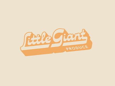 Little G custom lettering lettering logo logo logo design logotype retro script wordmark