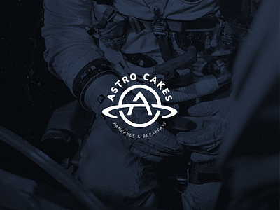 Astro Cakes astro branding cakes icon logo pancakes planet space