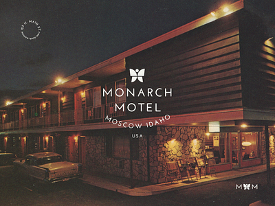 Monarch 2 branding icon logo motel system