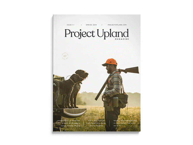 Project Upland 1.1 outdoor project upland dogs hunting editorial print magazine