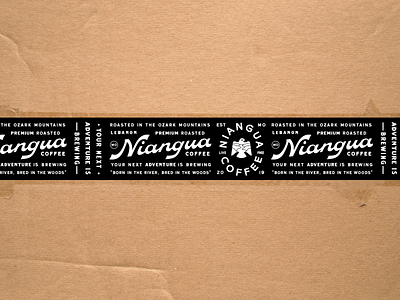 Niangua Packing Tape branding identity logo packaging packaging design tape