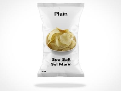 Chip Bag Mockup PSD