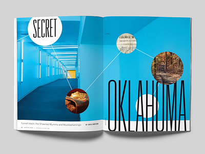 Hidden Oklahoma feature magazine design magazine layout okc oklahoma oklahoma city spread