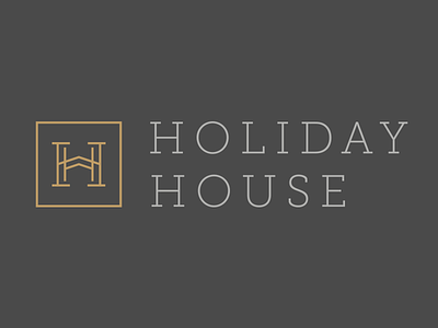 Holiday House archer branding branding and identity house logo logotype oklahoma square