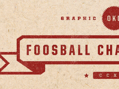 Oklahoma City Graphic Design Foosball Championship 2