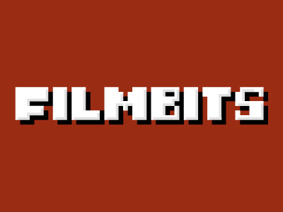 Filmbits 8bit film font pixel type typography