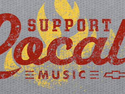 Support Local Music Shirt local support