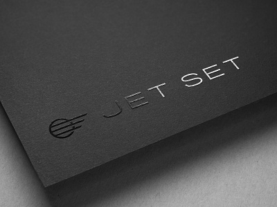 Jet Set Logo branding design foil identity design logo logodesign oklahoma