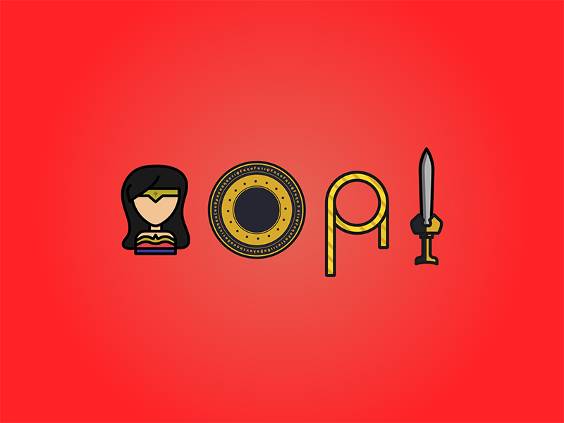Wonder Woman icons superhero dc comics vector art illustration wonder woman